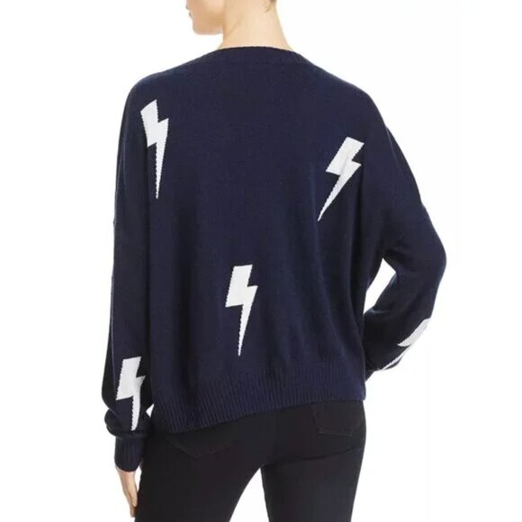 Rails Presley Lighting Bolt Sweater Wool Cashmere Size S - Picture 3 of 9